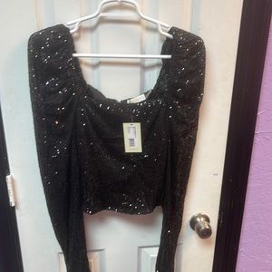Ramy Brook ladies size 2 Sequin shirt